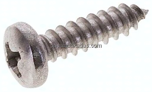 Linsen-Blechschraube DIN7981C, 4,2x16 Edelstahl A2