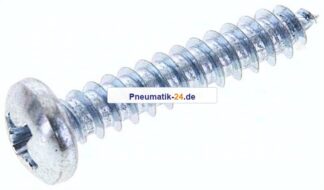 Linsen-Blechschraube DIN7981C, 4,2x22 Stahl gehärtet & verzinkt