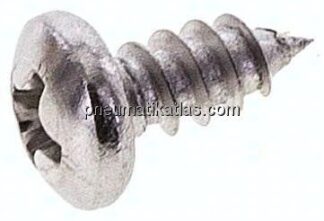 Linsen-Blechschraube DIN7981C, 4,2x9,5 Edelstahl A2