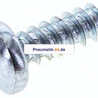 Linsen-Blechschraube DIN7981C, 4,8x16 Stahl gehärtet & verzinkt