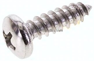 Linsen-Blechschraube DIN7981C, 4,8x16 Edelstahl A2