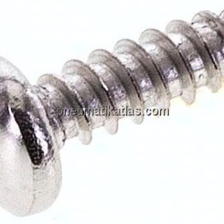 Linsen-Blechschraube DIN7981C, 4,8x16 Edelstahl A2