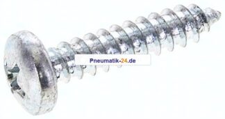 Linsen-Blechschraube DIN7981C, 4,8x22 Stahl gehärtet & verzinkt
