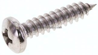 Linsen-Blechschraube DIN7981C, 4,8x22 Edelstahl A2