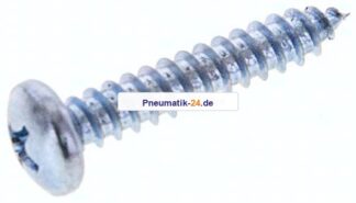 Linsen-Blechschraube DIN7981C, 4,8x25 Stahl gehärtet & verzinkt
