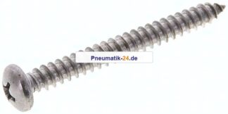 Linsen-Blechschraube DIN7981C, 4,8x45 Edelstahl A2