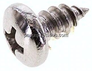 Linsen-Blechschraube DIN7981C, 4,8x9,5 Edelstahl A2