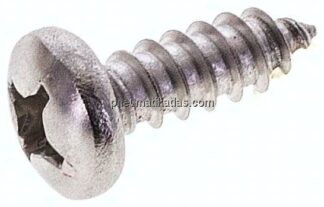 Linsen-Blechschraube DIN7981C, 5,5x16 Edelstahl A2