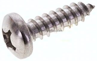 Linsen-Blechschraube DIN7981C, 5,5x19 Edelstahl A2