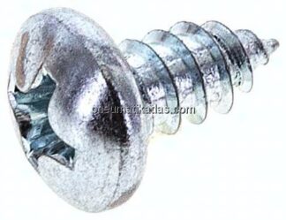 Linsen-Blechschraube DIN7981C, 6,3x13 Stahl gehärtet & verzinkt