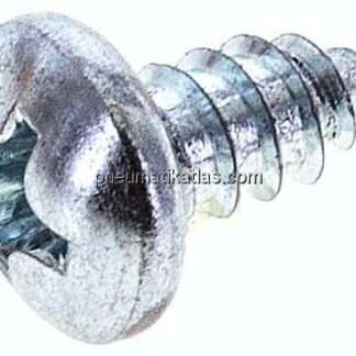 Linsen-Blechschraube DIN7981C, 6,3x13 Stahl gehärtet & verzinkt