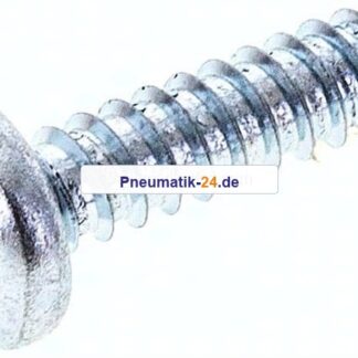 Linsen-Blechschraube DIN7981C, 6,3x25 Stahl gehärtet & verzinkt