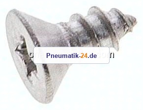 Senk-Blechschraube DIN 7982C, 2,9x6,5 Edelstahl A2
