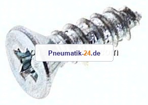 Senk-Blechschraube DIN 7982C, 2,9x9,5 Stahl gehärtet & verzinkt