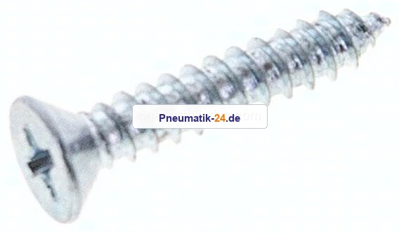 Senk-Blechschraube DIN 7982C, 3,9x22 Stahl gehärtet & verzinkt