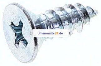 Senk-Blechschraube DIN 7982C, 4,8x13 Stahl gehärtet & verzinkt