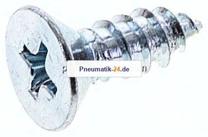 Senk-Blechschraube DIN 7982C, 4,8x13 Stahl gehärtet & verzinkt