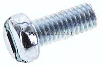 Zylinderschraube DIN 84, M 4x10, Stahl verzinkt 4.8