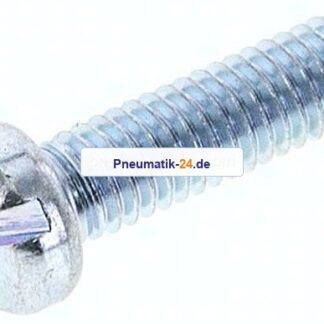 Zylinderschraube DIN 84, M 6x20, Stahl verzinkt 4.8