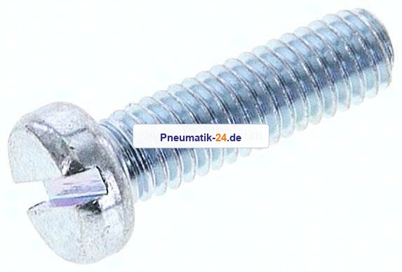 Zylinderschraube DIN 84, M 6x20, Stahl verzinkt 4.8