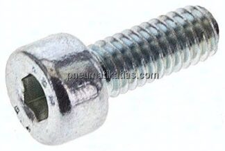 Zylinderschraube DIN 912, M 4x10, Stahl verzinkt 8.8