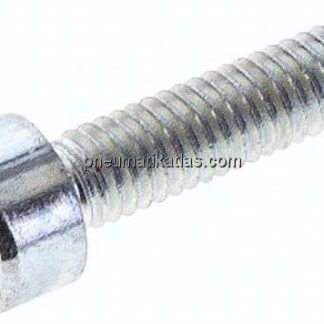 Zylinderschraube DIN 912, M 4x16, Stahl verzinkt 8.8