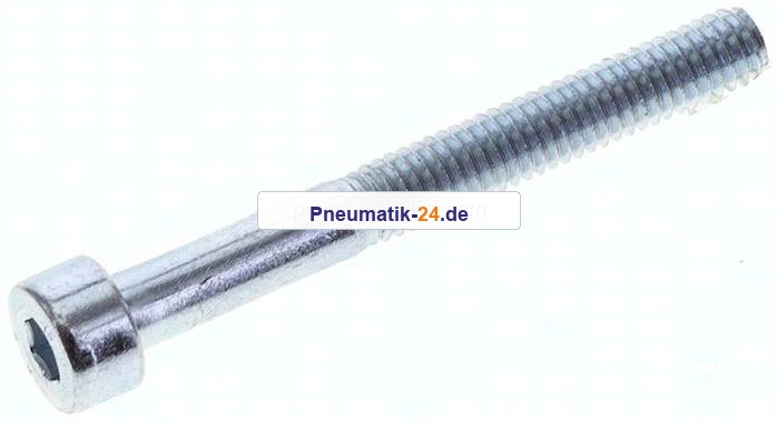Zylinderschraube DIN 912, M 4x35, Stahl verzinkt 8.8