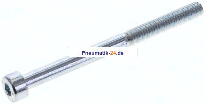 Zylinderschraube DIN 912, M 4x50, Stahl verzinkt 8.8