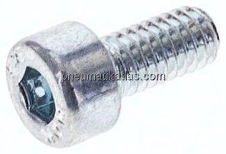 Zylinderschraube DIN 912, M 4x8, Stahl verzinkt 8.8