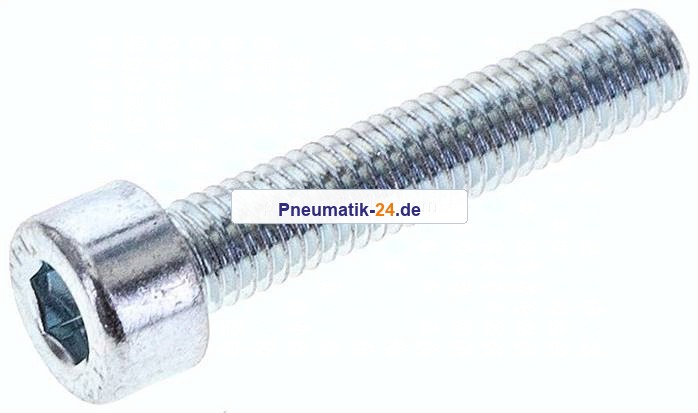 Zylinderschraube DIN 912, M 5x25, Stahl verzinkt 8.8