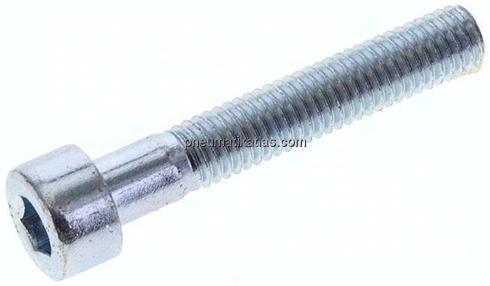 Zylinderschraube DIN 912, M 5x30, Stahl verzinkt 8.8
