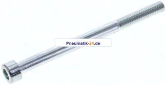 Zylinderschraube DIN 912, M 6x80, Stahl verzinkt 8.8