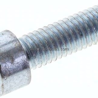 Zylinderschraube DIN 912, M 8x25, Stahl verzinkt 8.8