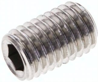 Gewindestift DIN 913 / ISO 4026, M 10x16, Edelstahl A2