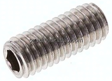 Gewindestift DIN 913 / ISO 4026, M 5x12, Edelstahl A2