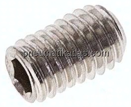 Gewindestift DIN 913 / ISO 4026, M 5x8, Edelstahl A2