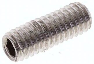 Gewindestift DIN 913 / ISO 4026, M 6x16, Edelstahl A2