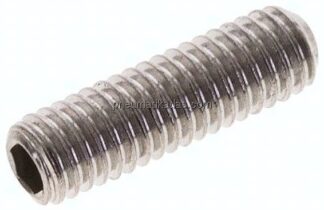 Gewindestift DIN 913 / ISO 4026, M 6x20, Edelstahl A2