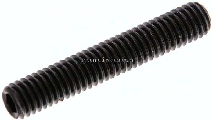Gewindestift DIN 913 / ISO 4026, M 6x35, Stahl 45 H