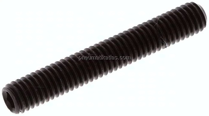 Gewindestift DIN 913 / ISO 4026, M 6x40, Stahl 45 H