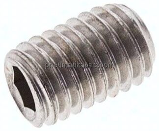 Gewindestift DIN 913 / ISO 4026, M 8x12, Edelstahl A2
