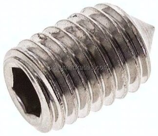 Gewindestift DIN 914 / ISO 4027, M 10x16, Edelstahl A2