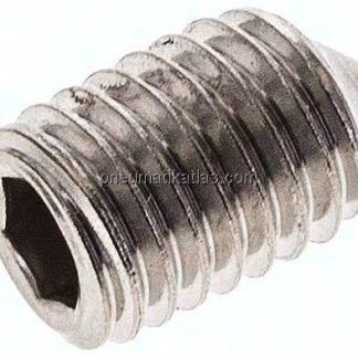 Gewindestift DIN 914 / ISO 4027, M 10x16, Edelstahl A2