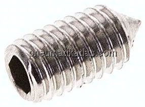 Gewindestift DIN 914 / ISO 4027, M 5x10, Edelstahl A2