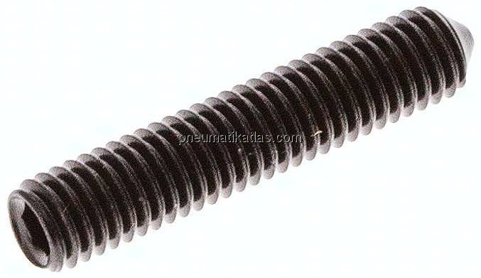 Gewindestift DIN 914 / ISO 4027, M 5x25, Stahl 45 H