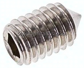 Gewindestift DIN 914 / ISO 4027, M 6x10, Edelstahl A2