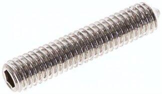 Gewindestift DIN 914 / ISO 4027, M 6x30, Edelstahl A2