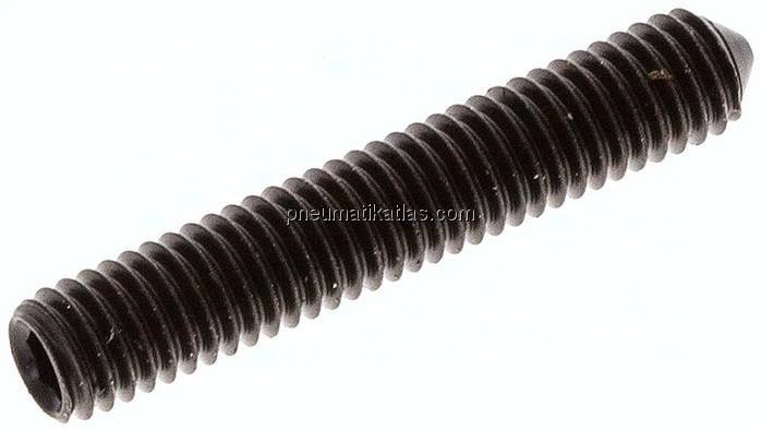 Gewindestift DIN 914 / ISO 4027, M 6x35, Stahl 45 H
