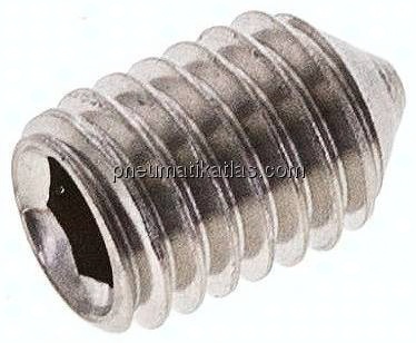 Gewindestift DIN 914 / ISO 4027, M 8x12, Edelstahl A2