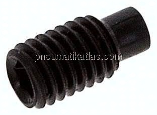 Gewindestift DIN 915 / ISO 4028, M 5x10, Stahl 45 H